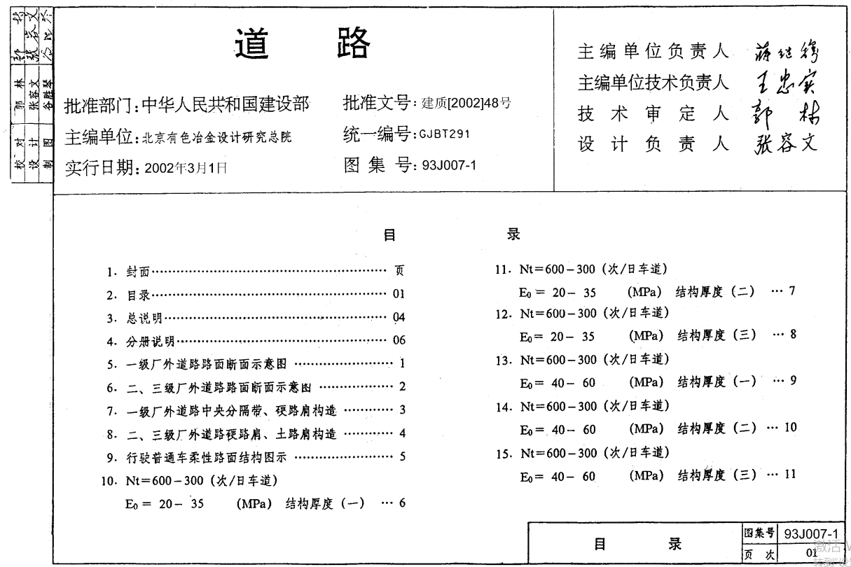 93J007-1～8_道路_合订本__建筑专业图集（点击下载文件） 工程造价资料封面