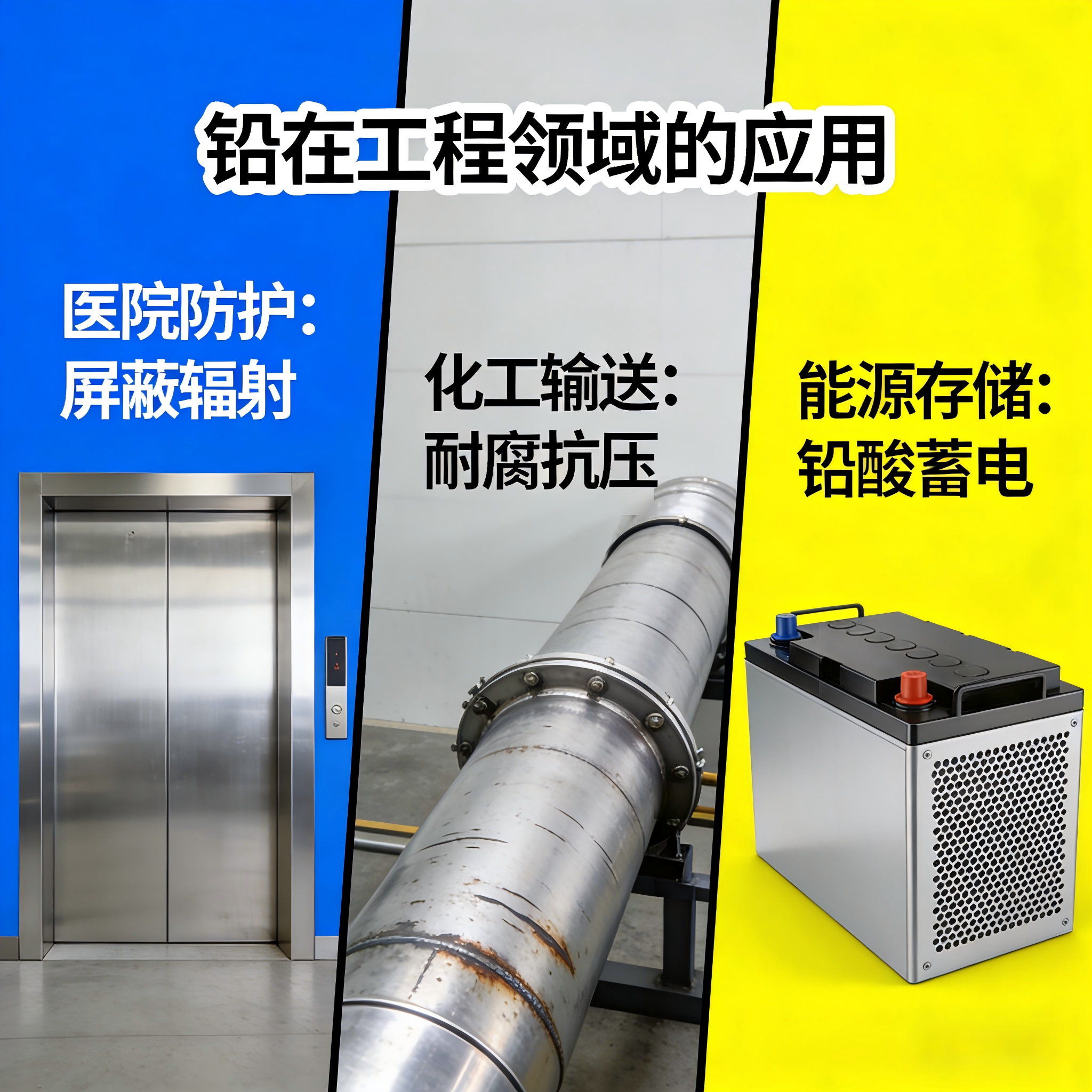 铅在工程领域的 “硬核” 应用：从辐射防护到工业防腐，它凭什么不可替代？文章主图